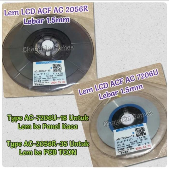 LEM ACF AC 2056R & AC 7206U LEM LCD COF FLEXIBEL KE LCD SESUAI VARIAN