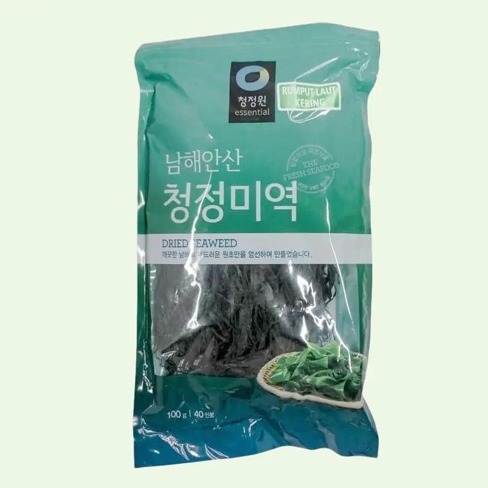 TERMURAH Daesang Chung Jung One Dried Seaweed Rumput Laut Kering Siap Masak / Miyeok 100g READY