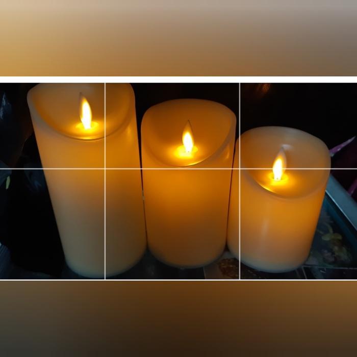 Lampu Lilin Led Goyang Tinggi 10cm Lilin Elektrik Goyang Lilin Goyang