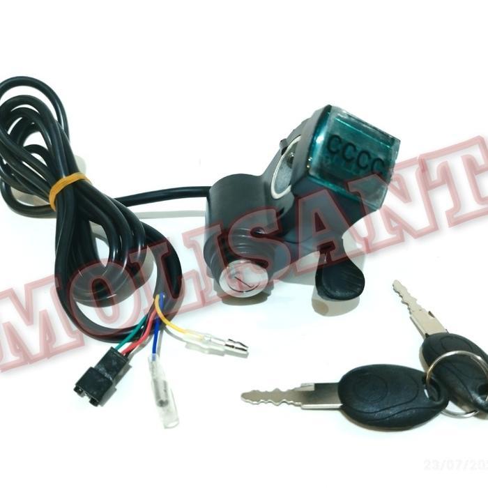 Throttle Thumb Voltmeter Ebike Sepeda Listrik Universal