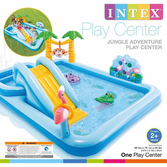 Kolam Renang Perosotan Jungle Adventure Play Center intex 57161