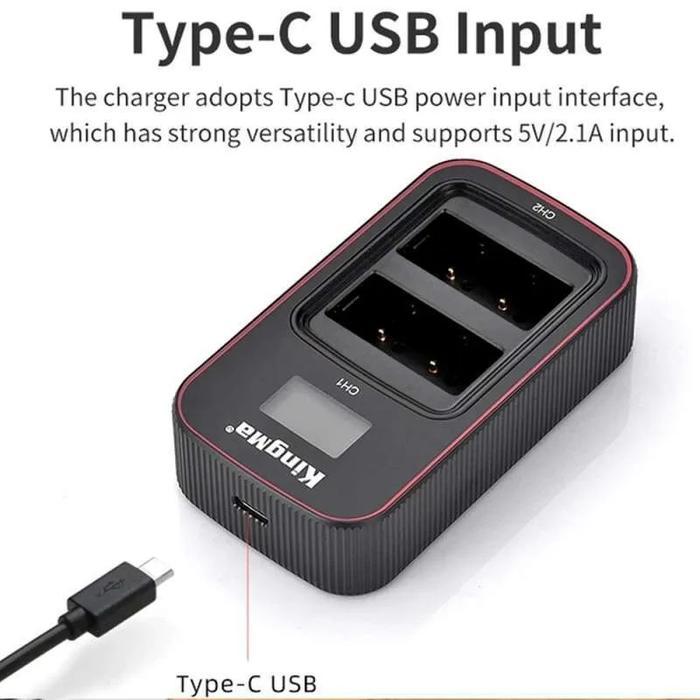 Kingma Battery Np-W126 /W126S For Fujifilm Xt3, Xt2, Xt1, Xt30, Xt20, Xt10, Xt200, Xt100, Xa7, Xa5,