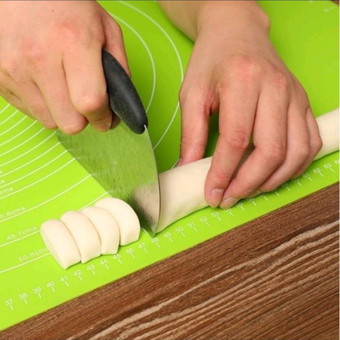 SET ROLLING PIN DAN ALAS ADONAN SILIKON/ALAS KUE