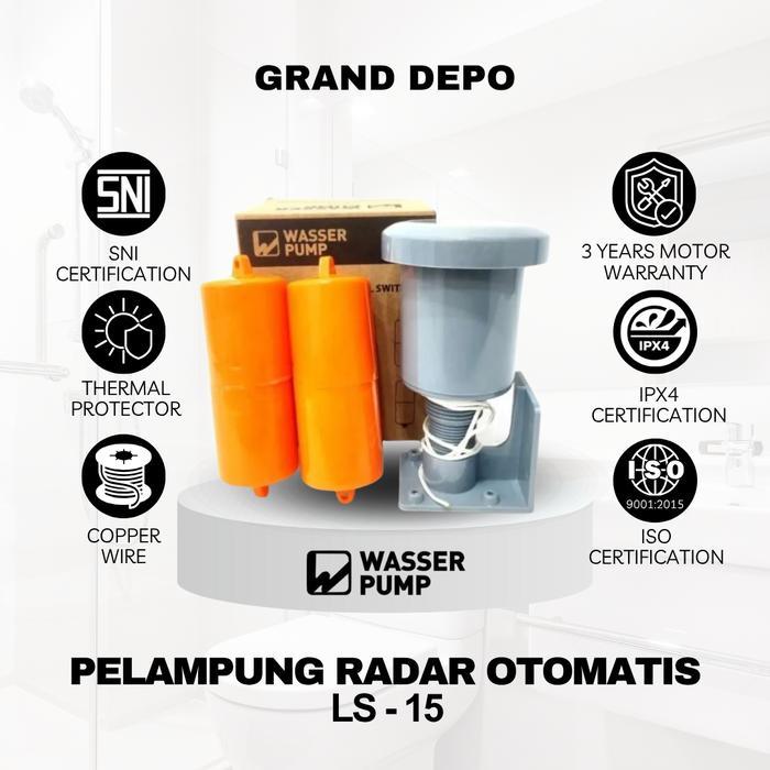 Stok Baru Pelampung Radar Otomatis LS 15 Wasser / Pelampung Radar Otomatis Wasser