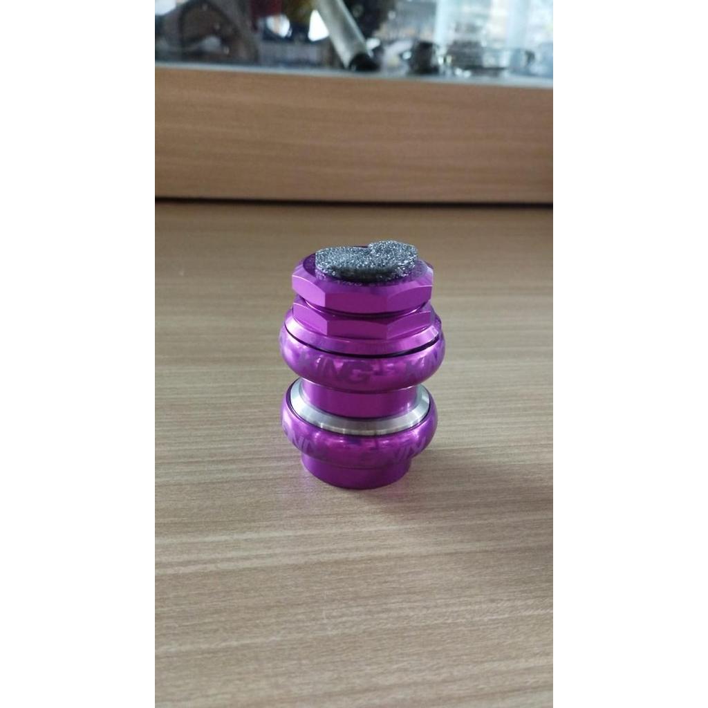 AKSESORIS SEPEDA HEADSET CHRIS KING GRIPNUT - VIOLET