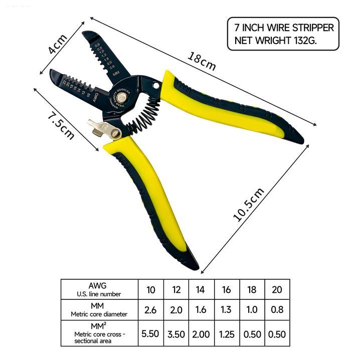 "New" Tang Potong Kupas Kabel Kombinasi / Tang Pengupas Kabel