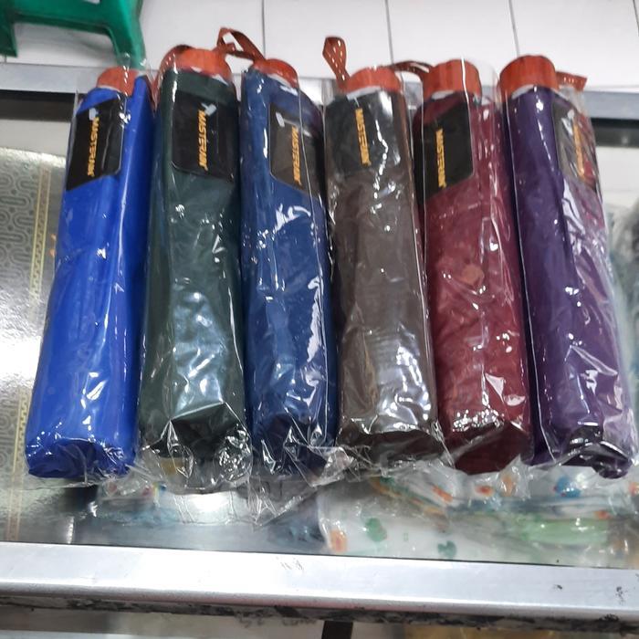 Payung Lipat Rosida Masterrain Payung UV Payung 10 Tulang Plus Sarung