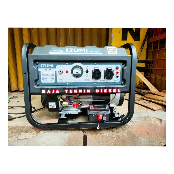 IZUMI GENSET BENSIN 3000 WATT GS 4000 GENERATOR LISTRIK