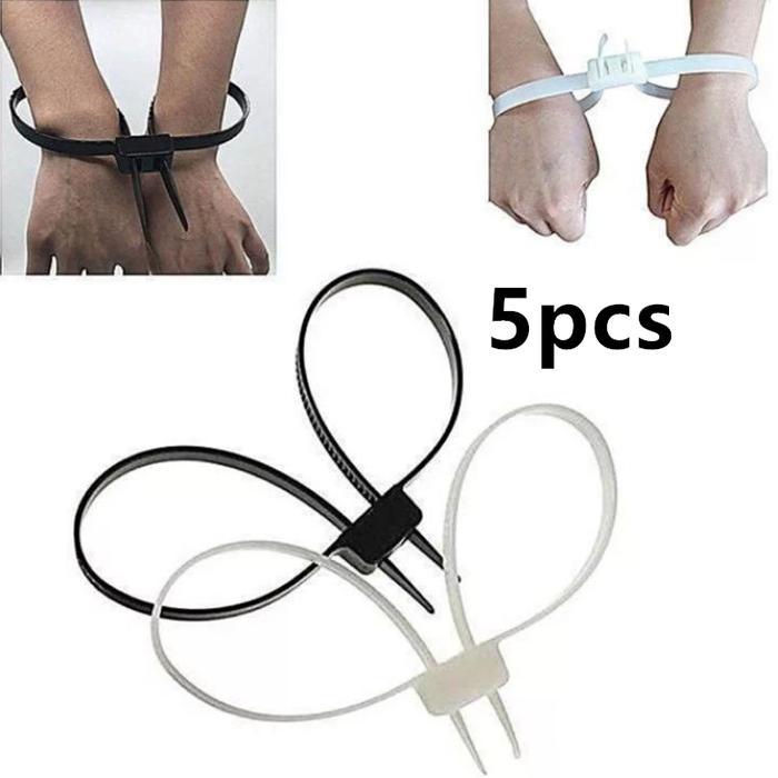 League - 5pcs Borgol Plastik Borgol Tangan Plastik Borgol Plastik Handcuff Cable Ties