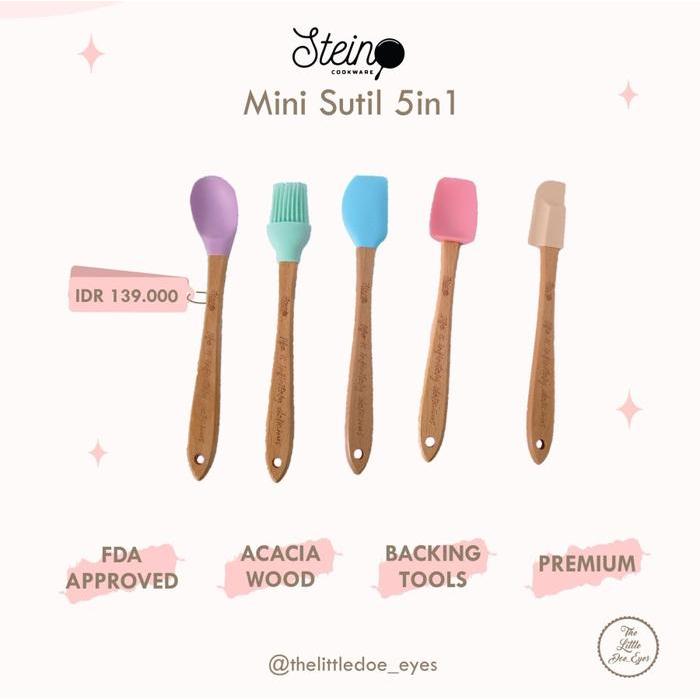 Stein Cookware Spatula Sutil Choco Latte Soup Muffin Flamingo Tbk