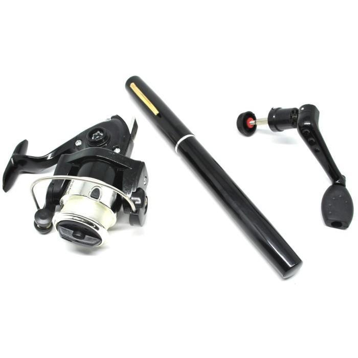 BISA TERMIN alat pancing pena set joran dan reel / pena pancing portabel