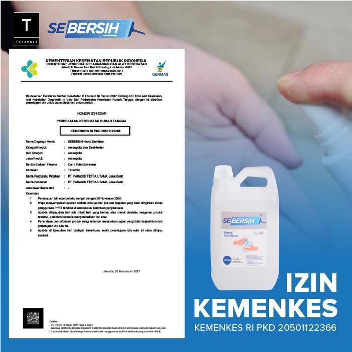 Hand Sanitizer Sebersih 5 Liter Antiseptika - All Shipment
