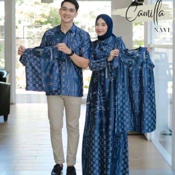 PREMIUM BAJU COUPLE SARIMBITAN KELUARGA MAXMARA SILK PREMIUM GAMIS COUPLE IBU ANAK BAJU KOKO AYAH