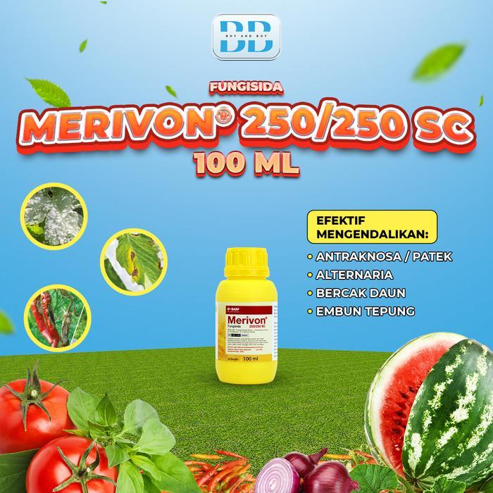 Obat Bercak Daun Patek Antraknosa - Fungisida Sistemik Merivon 100 ml