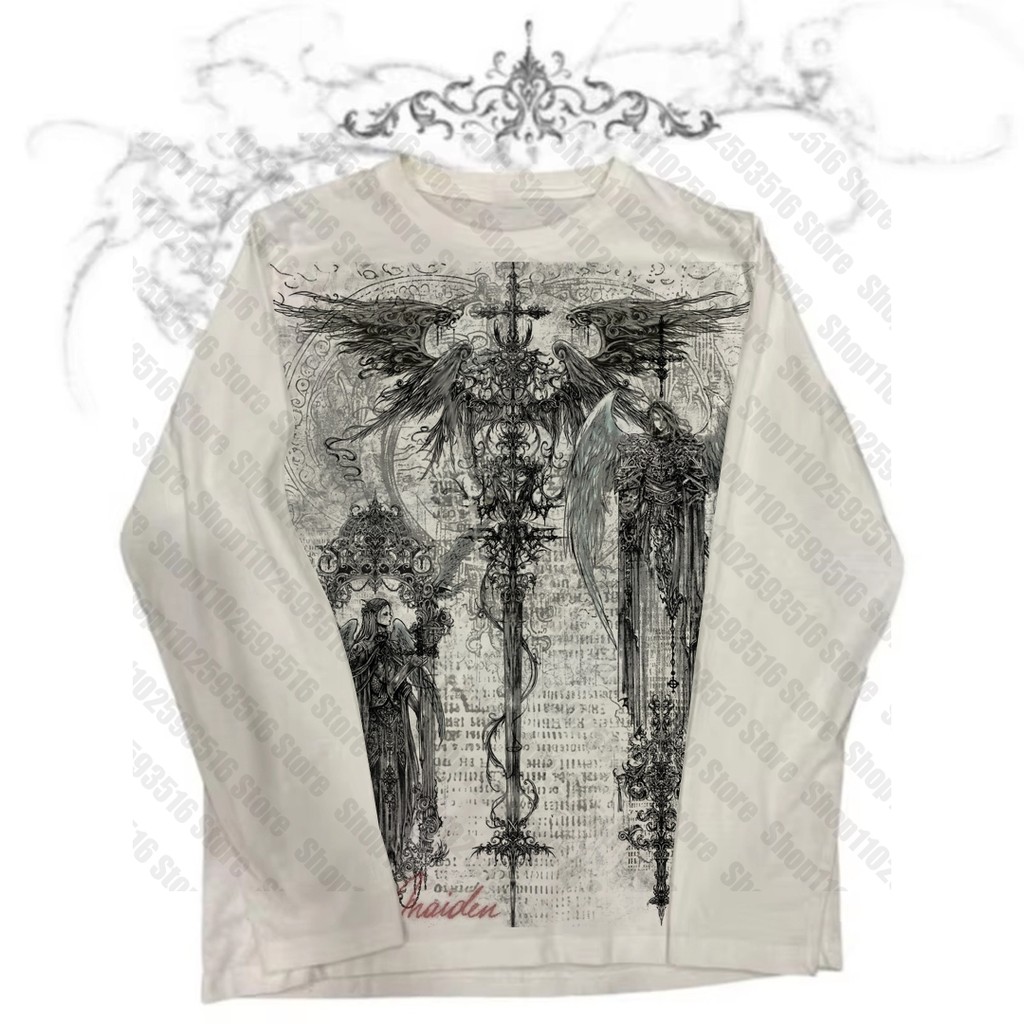 Goth Women Top Y2K Clothes Women Graphic Tees Y2K To Shoujo Girl Style Graphic T Shirts Aesthetic