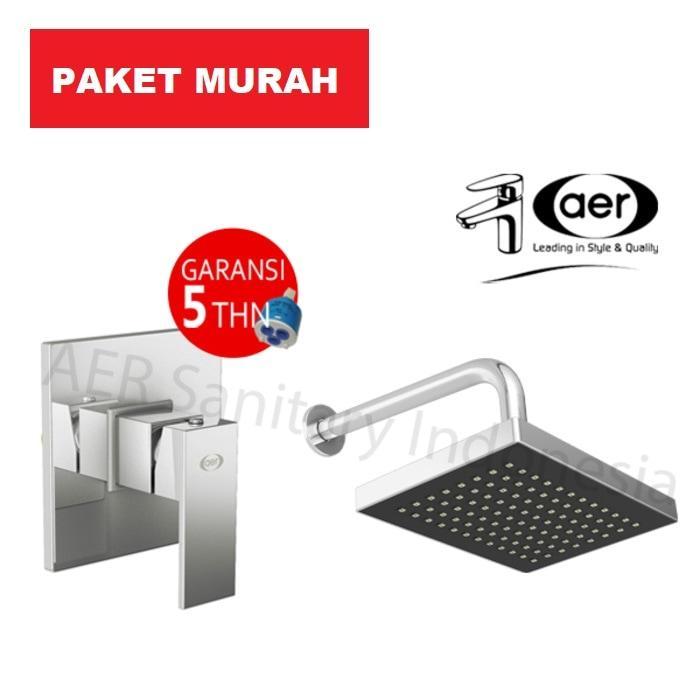 Grohe Sanitary - Aer Bundling Kran Tanam Shower Panas Dingin Ssv 01 + Wall Shower Ws-11