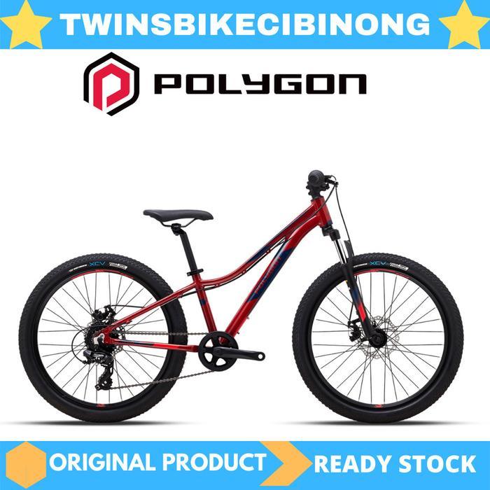 Sepeda 24 MTB POLYGON RELIC - Merah