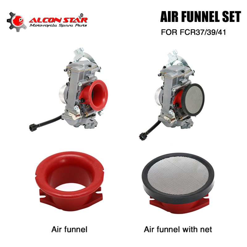 Alconstar Carburetor Velocity Stack Air Filter Cup Funnel 021-115 For FCR37 FCR39 FCR41Carb 1130-808