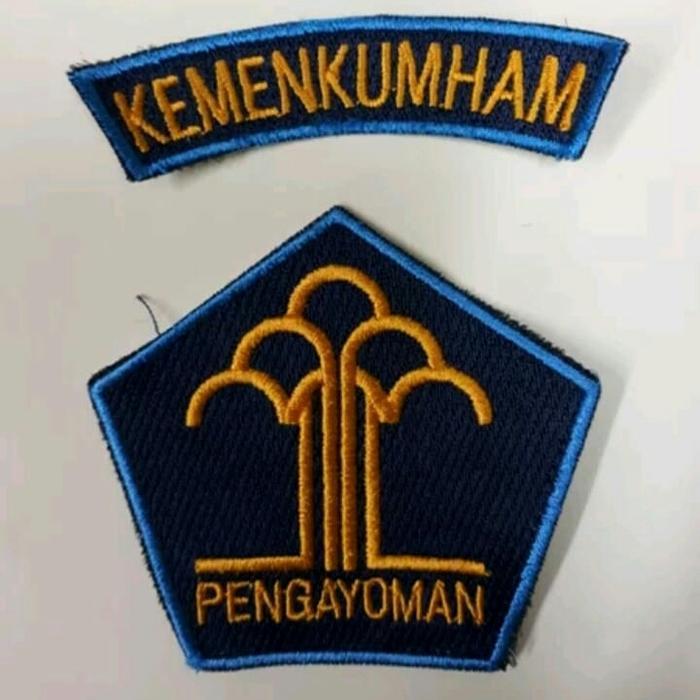 Badge/Logo bordir KEMENKUMHAM