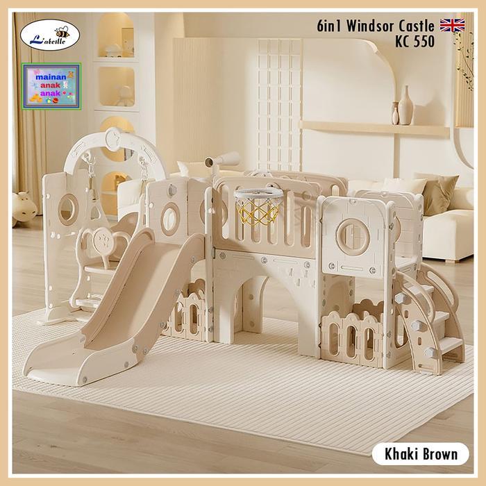 PLAYHOUSE PLAYGROUND PEROSOTAN 6 IN 1 WINDSOR CASTLE LABEILLE KC.550