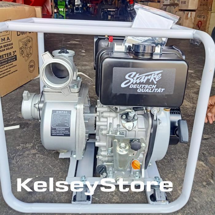 POMPA air alkon 3 dim / diesel solar / crown 3 inch / irigasi sawah