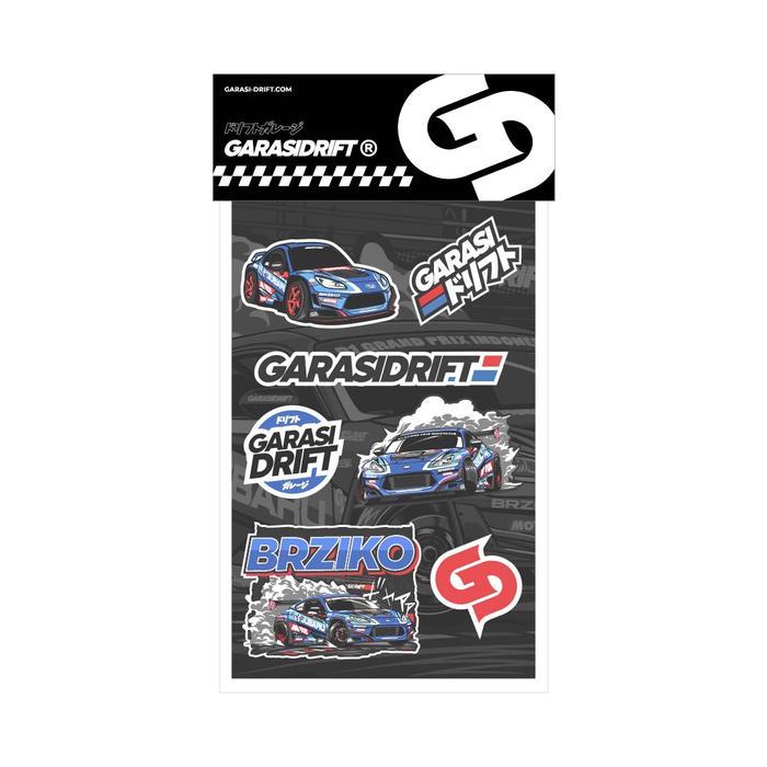 BEST SELLER Garasi Drift Sticker Package BRZiko In Action