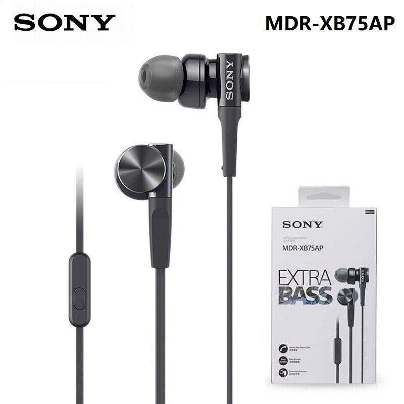 Sony Mdr-Xb75Ap Premium Extra Bass In-Ear Headphones With Mic 3.5Mm Stereo Earphones Sport Earbuds