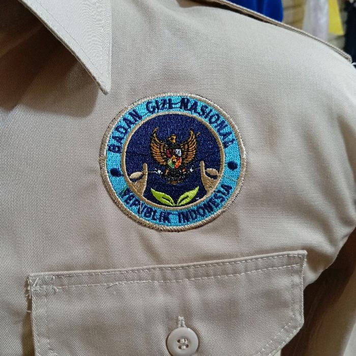 KEMEJA LENGAN PANJANG SPPG - SERAGAM SPPG GRATIS PASANG NAMA JABATAN / KEMEJA KERJA NYAMAN &