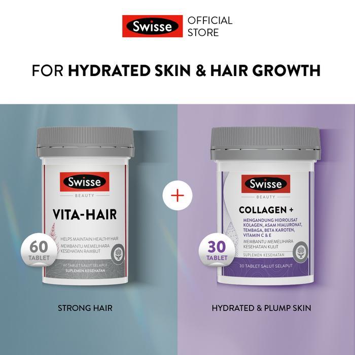 Bundling Swisse Beauty Vita Hair + Swisse Beauty Collagen+ 30S