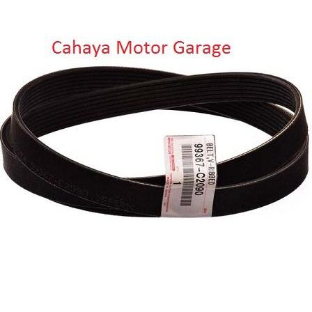 SEAL KARET MESIN VAN BELT TALI KIPAS NEW CAMRY 2GR 3.5 LEXUS RX350 2.5 7PK2090 ORIGINAL PREMIUM
