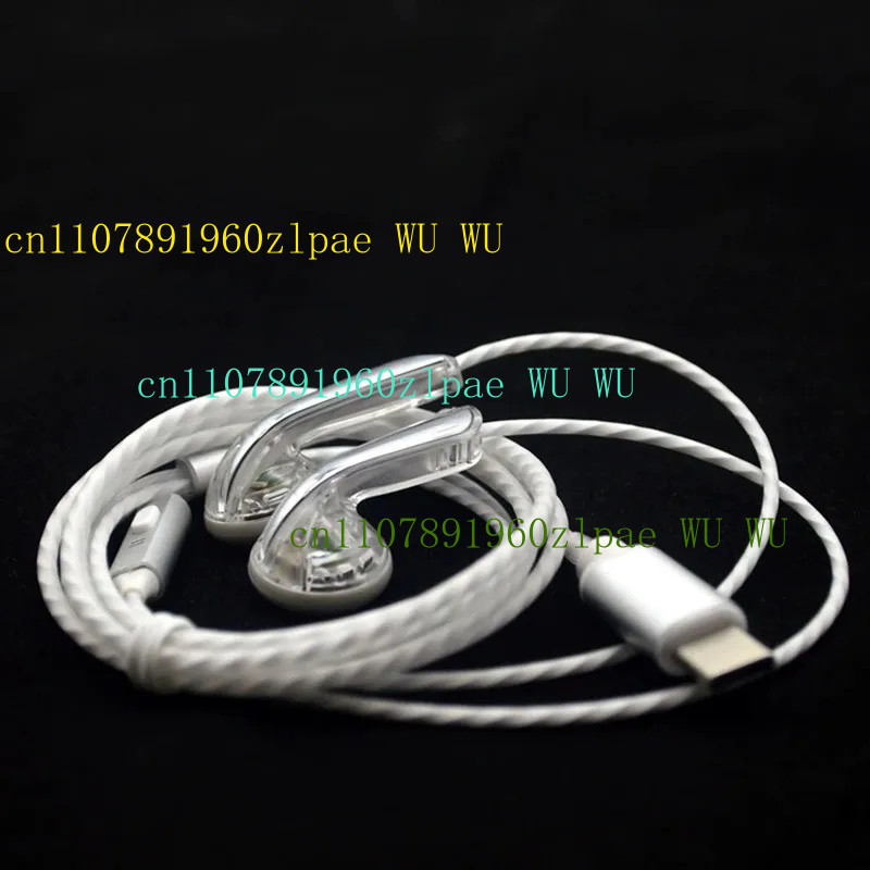 WU HiFi Versatile Bass Fever DIY Earphones Type C 3.5mm Semi In Ear MX500 Headphone Flat Head