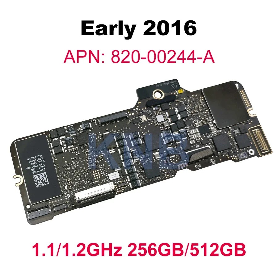 Original Laptop A1534 Motherboard For Macbook Retina 12" A1534 Logic Board 820-00045-A 820-00244-A
