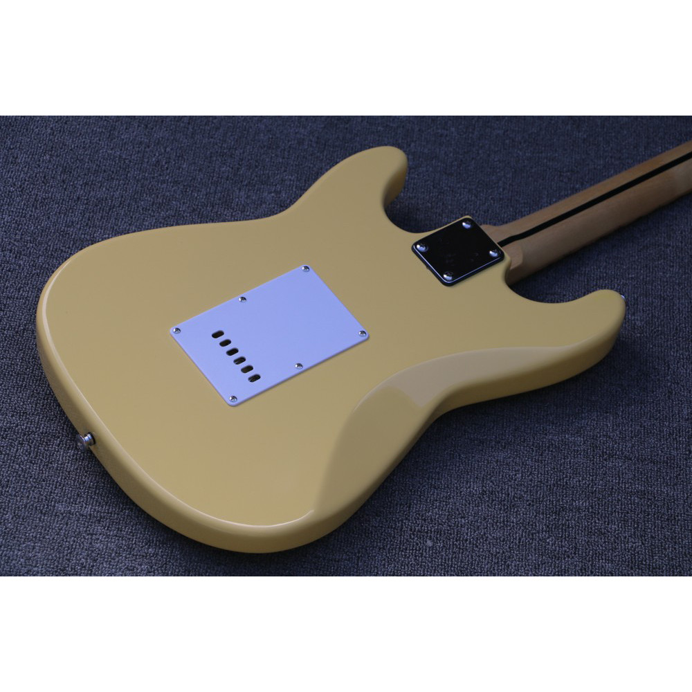 In stock Scalloped Fingerboard,Yngwie Malmsteen Guitar, Big Head Electric Guitar st, Vintage White