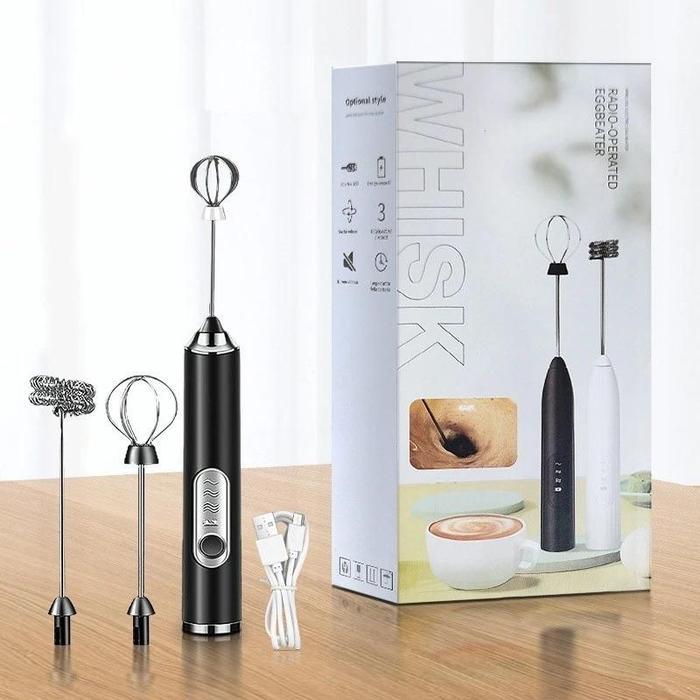 Philips - Hand Mixer Mini Alat Kocok Telur Elektrik Pengaduk Kopi Elektrik Cappuccino Maker Mini