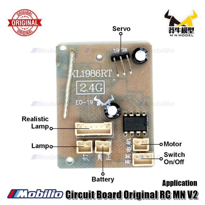 ORIGINAL PART - CIRCUIT BOARD RECEIVER ESC RC MN D90 D99