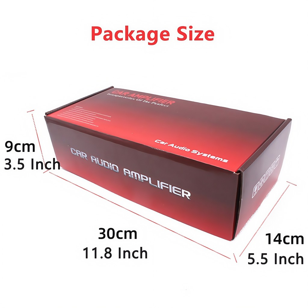 12V Universal Single Channel D-Class Car Amplifier MAX 1200W High Power Car Amplifier Audio Stereo
