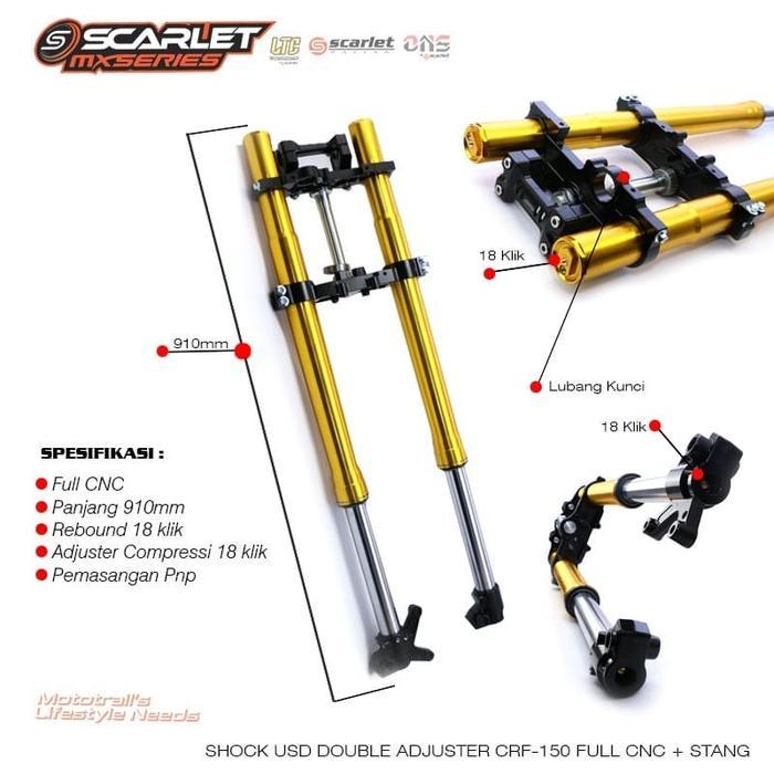 usd motor honda crf 150 scarlet racing