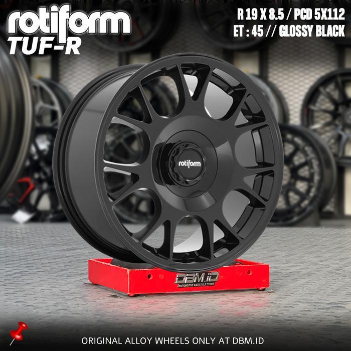 Velg Rotiform TUF-R R19 19X8.5 5X112 et 45 Glossy Black