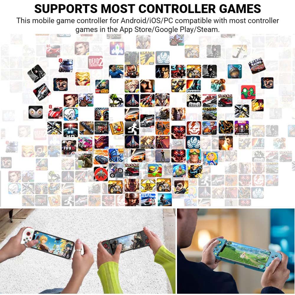 D3 Mobile Game Controller BSP-D3 Gamepad Wireless Telescopic for Android/iOS/Hongmeng Stretchable