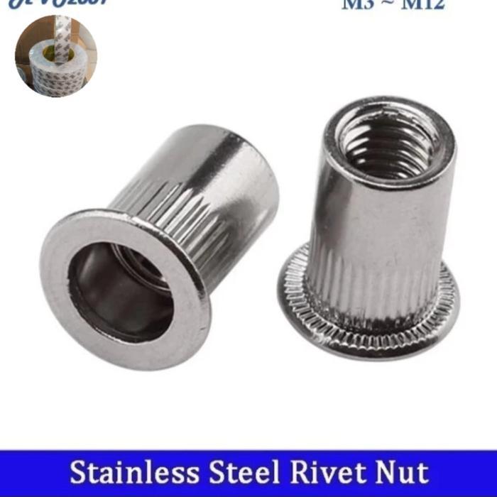 * mur rivet nut m10 stainless 304.rivet nut m10 ss 304.nut rivet m10 stainless.mur m10 ss