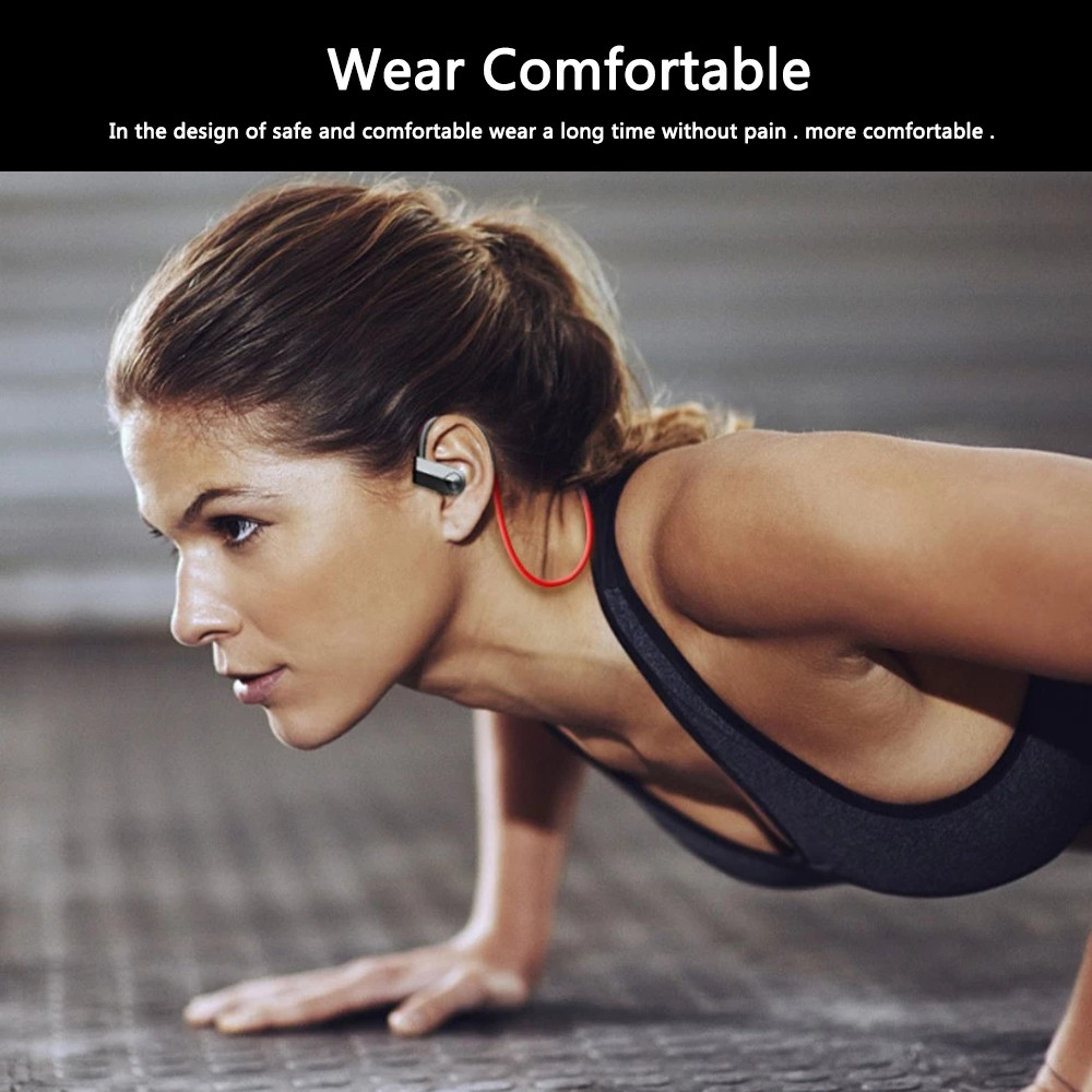 K98 Wireless Earphone Headphones Waterproof Sport Headset Stereo Bass Earbuds With Microphone For