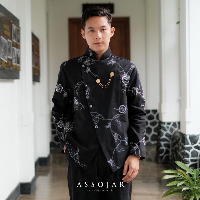 Assojar - Sanjang Beskap Batik / Atasan Batik Pria