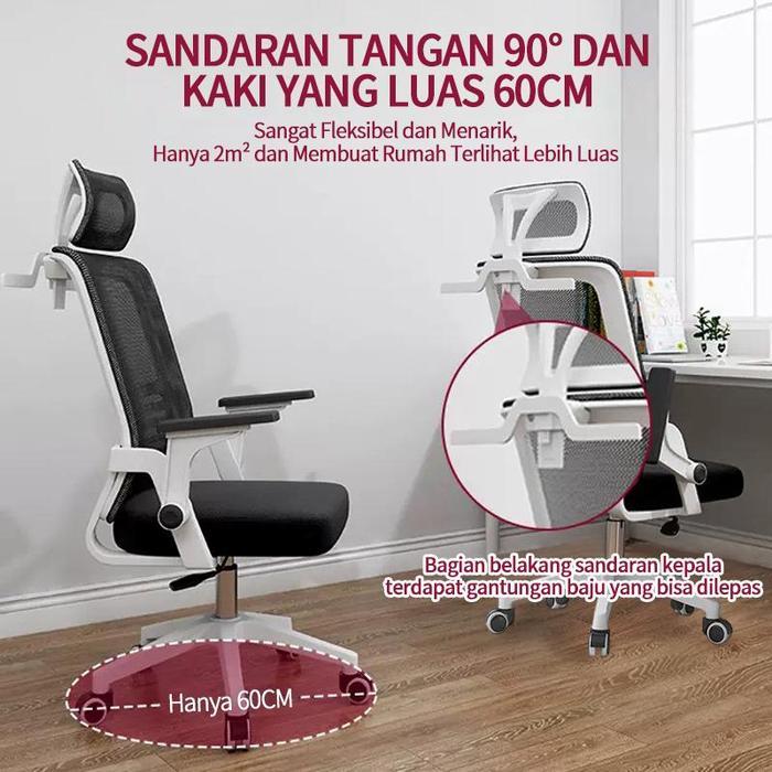 Kursi Kantor Minimalis Korean Style / Kursi Kerja / Kursi Belajar / Kursi Minimalis / Kursi Santai