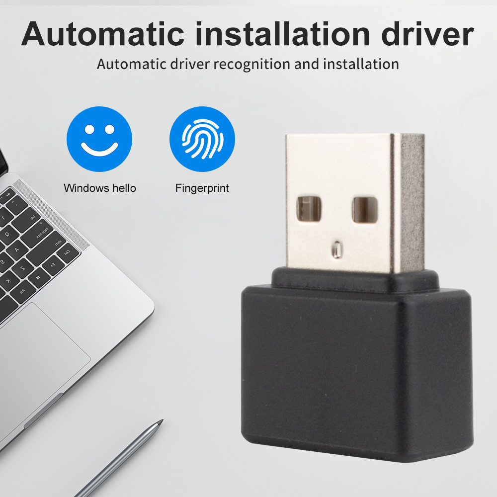 Mini USB/Type C Fingerprint Recognition Device For PC Laptop Windows 10 11 Hello Biometric Scanner