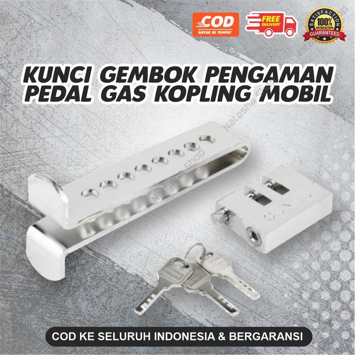 [COD] Kunci Pengaman Gembok Pedal Mobil Truk Manual Matic Universal Kunci Pengaman Pedal