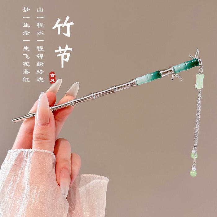 Anneui [Part 1] Sincia Tusuk Konde Imlek Tassel Hairpin Sanggul Pesta Bandul Cepol Rambut Konser