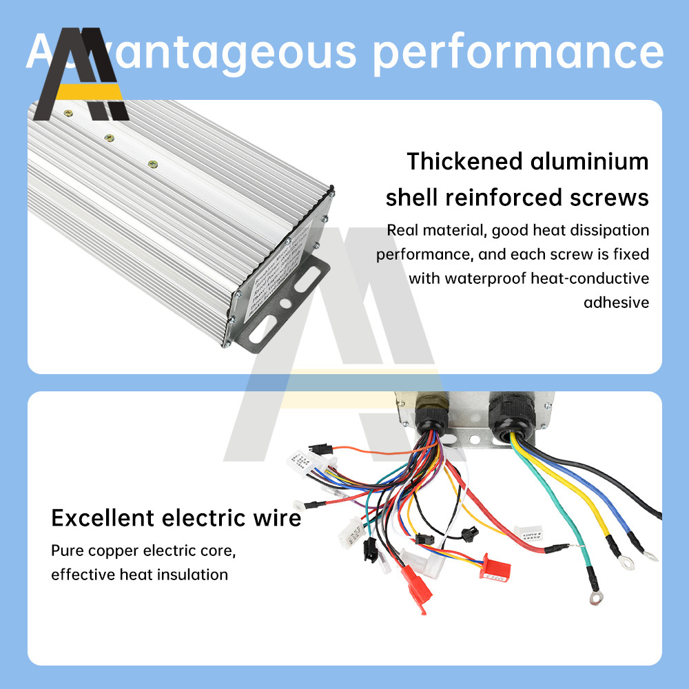 48V 60V 72V 84V 3000W BRUSHLESS CONTROLLER DUAL ROW INTELLIGENT BRUSHLESS CONTROLLER FOR BLDC