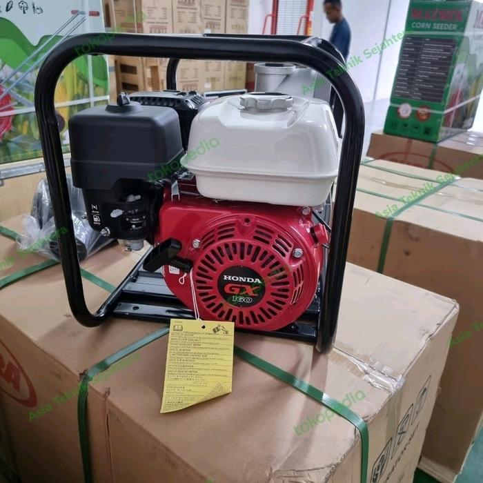 Mesin pompa air sawah irigasi alkon water pump 3 inch Honda gx 160