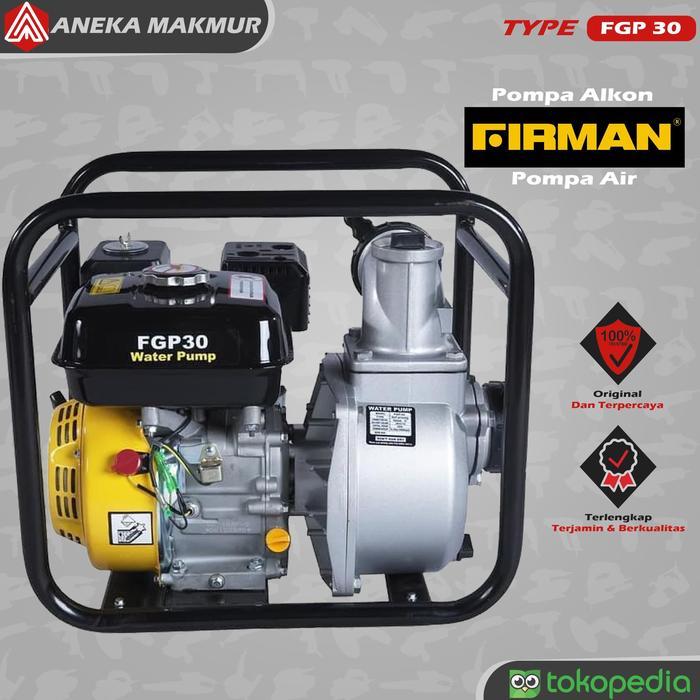 Mesin Alkon Firman FGP 30 Pompa Air Irigasi 3 Inch 8 Meter FGP30