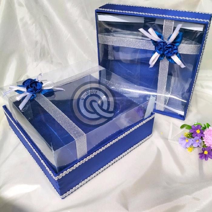 Kotak Kue Kotak Hantaran Seserahan Tunangan Pernikahan model Pita